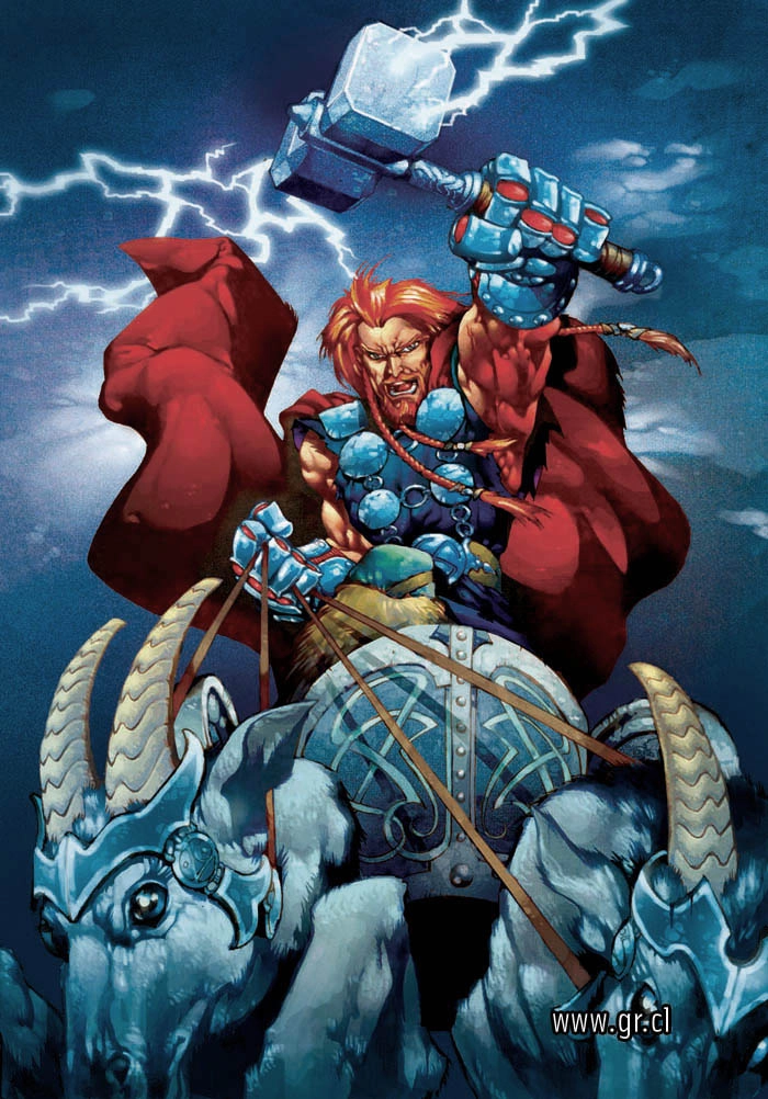 Ilustración de la baraja nordica